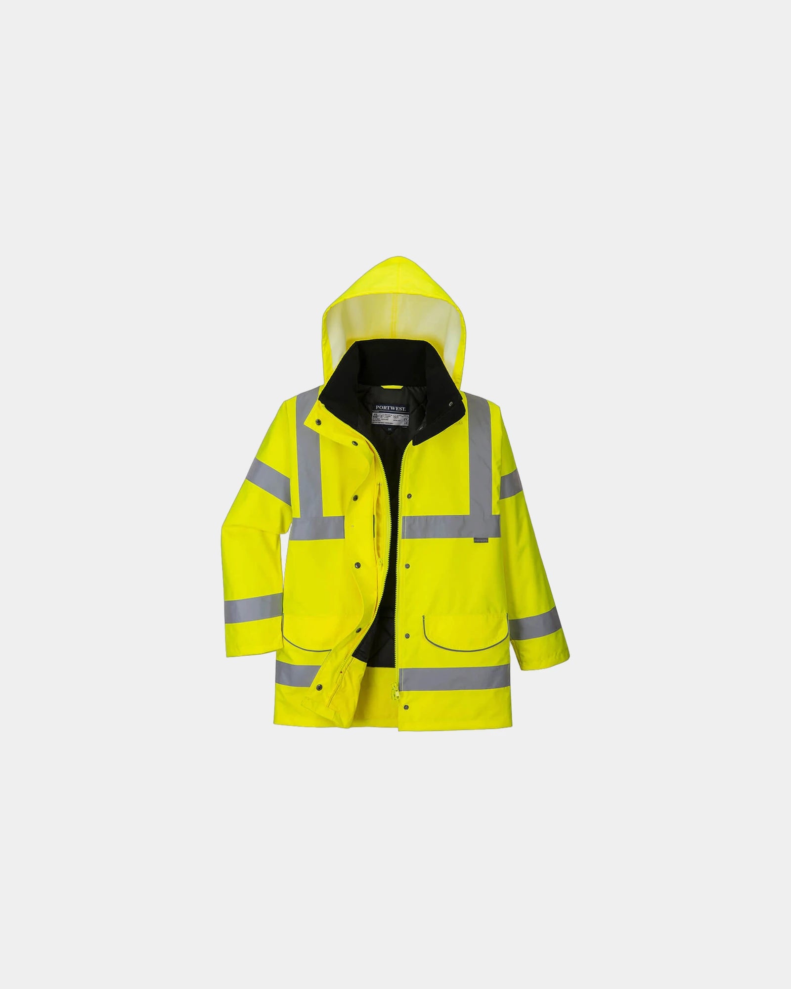 Parka dames hi-vis geel veiligheidsgece om te personaliseren - Geel