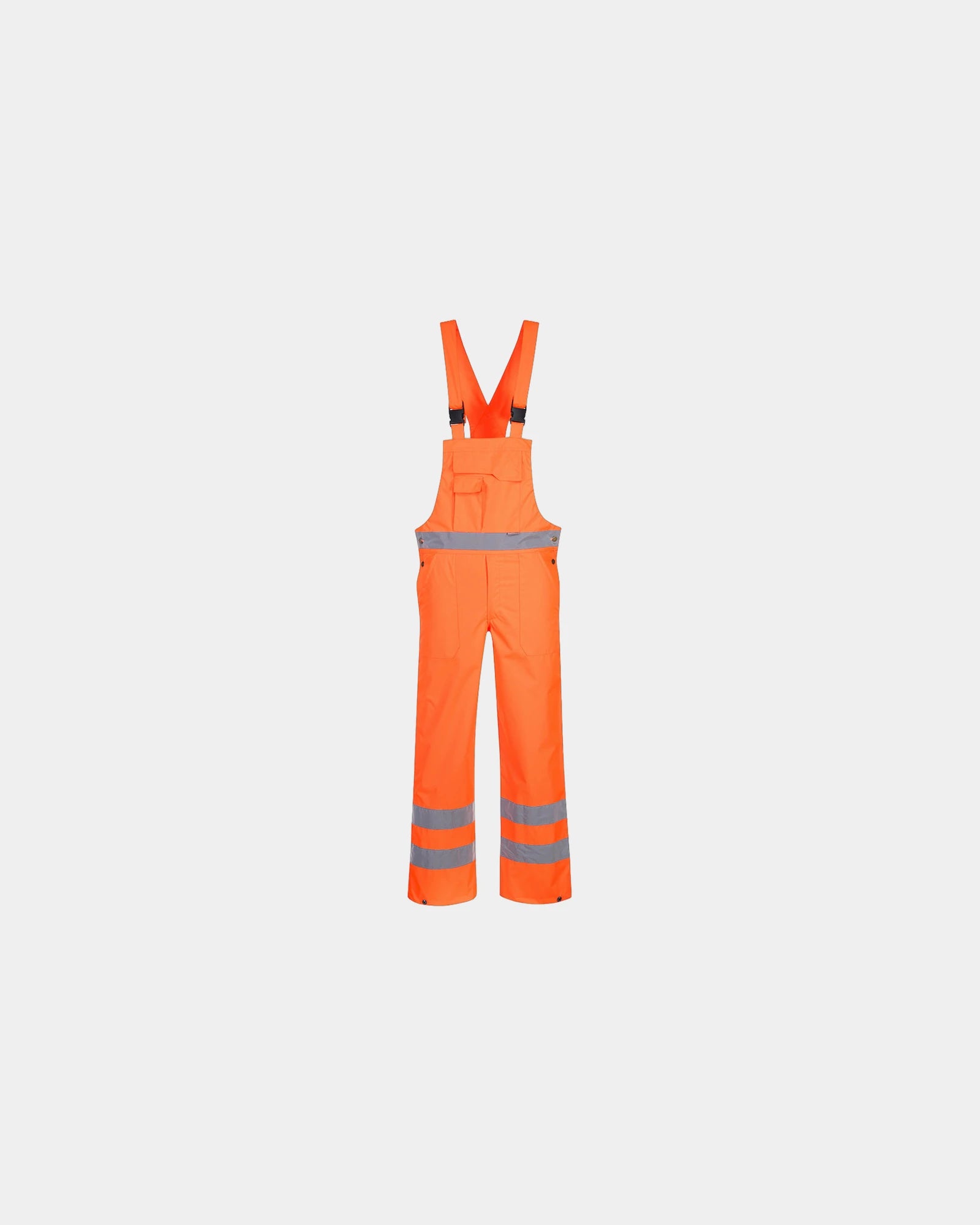 Hi-Vis tuinbroek ongevoerd polyester om te personaliseren - Oranje