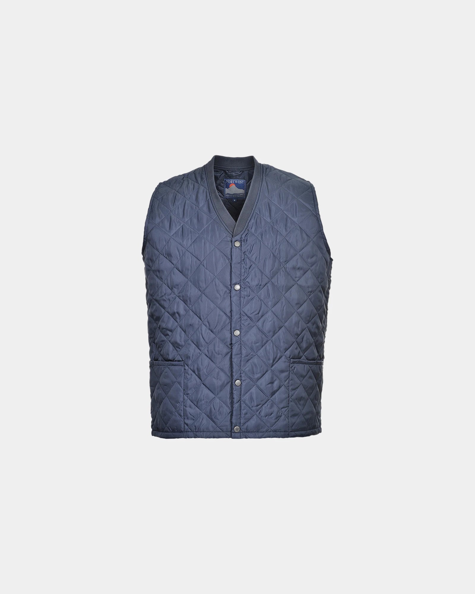 Bodywarmer polyester Kinross om te personaliseren - Marineblauw