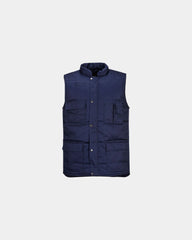 Bodywarmer polyester met extra zakken om te personaliseren - Marineblauw