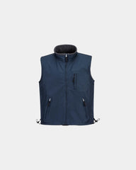 Bodywarmer omkeerbaar ripstop fleece om te personaliseren - Marineblauw