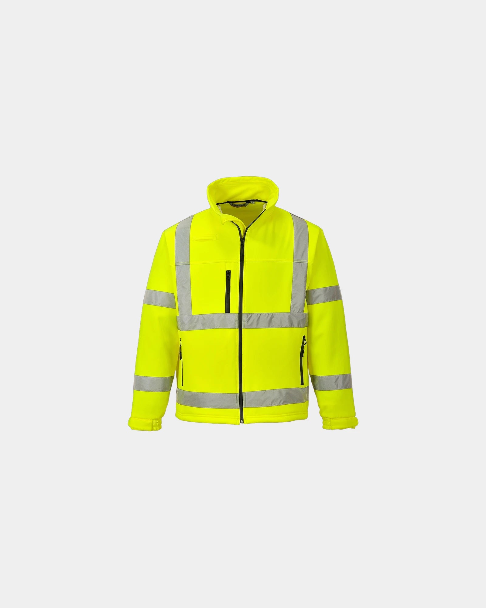 Softshell jas hi-vis waterafstotend om te personaliseren - Geel