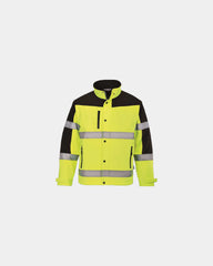 Softshell HV bicolore om te personaliseren - Geel