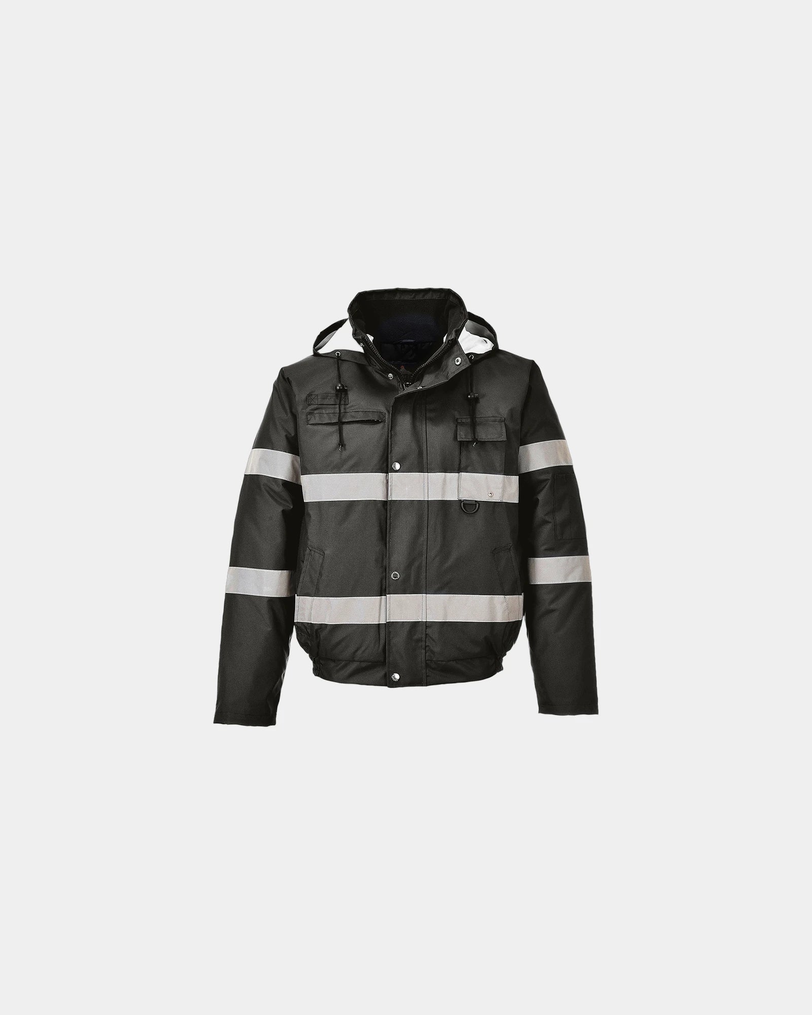 Waterdichte jas polyester 300D Oxford om te personaliseren - Zwart-Hemelsblauw
