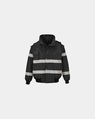 Bomber 3-in-1 waterdicht met afneembare om te personaliseren - Zwart-Hemelsblauw