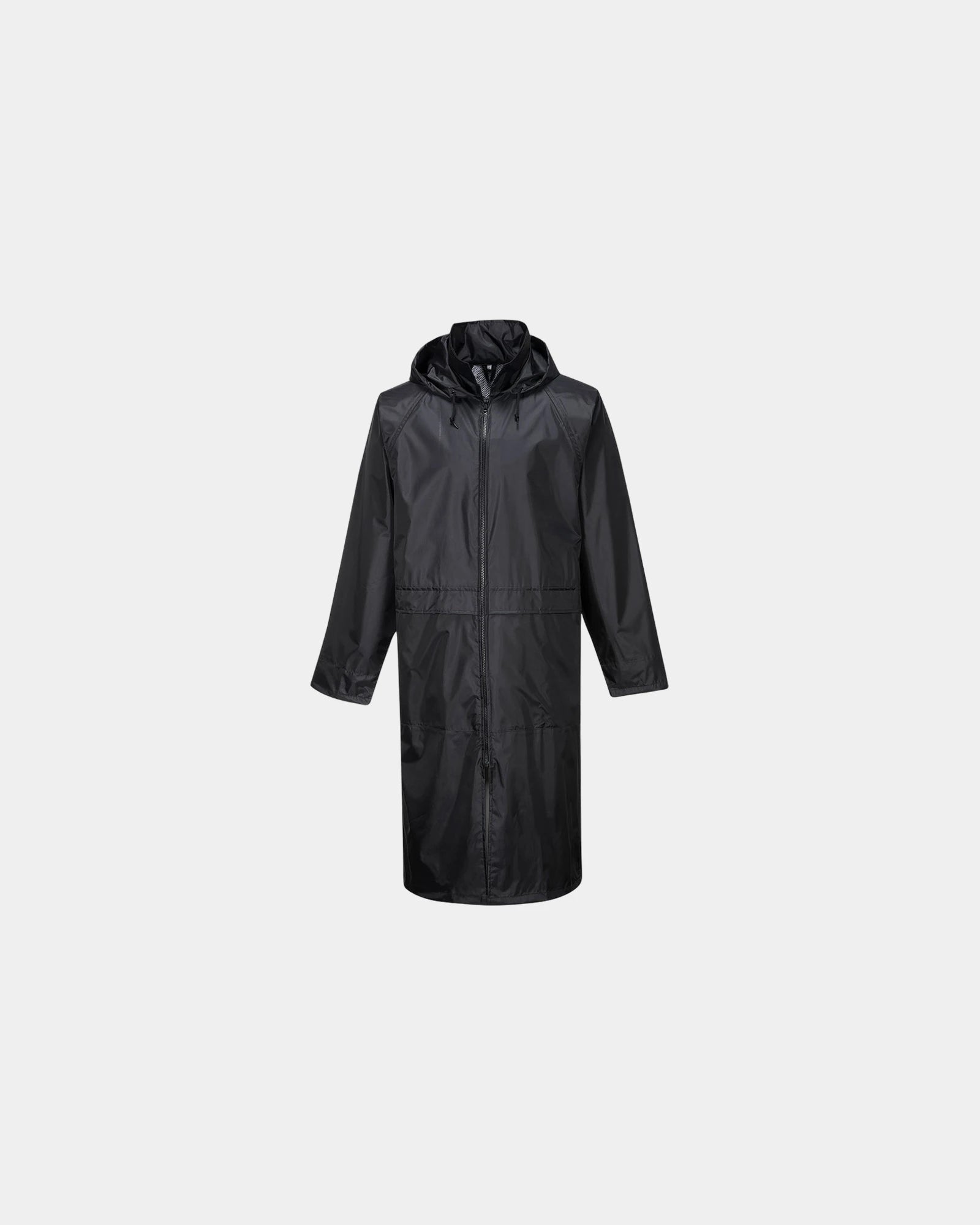 Regenjas waterdicht polyester PVC om te personaliseren - Zwart-Hemelsblauw