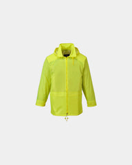 Regenjas met capuchon om te personaliseren - Geel
