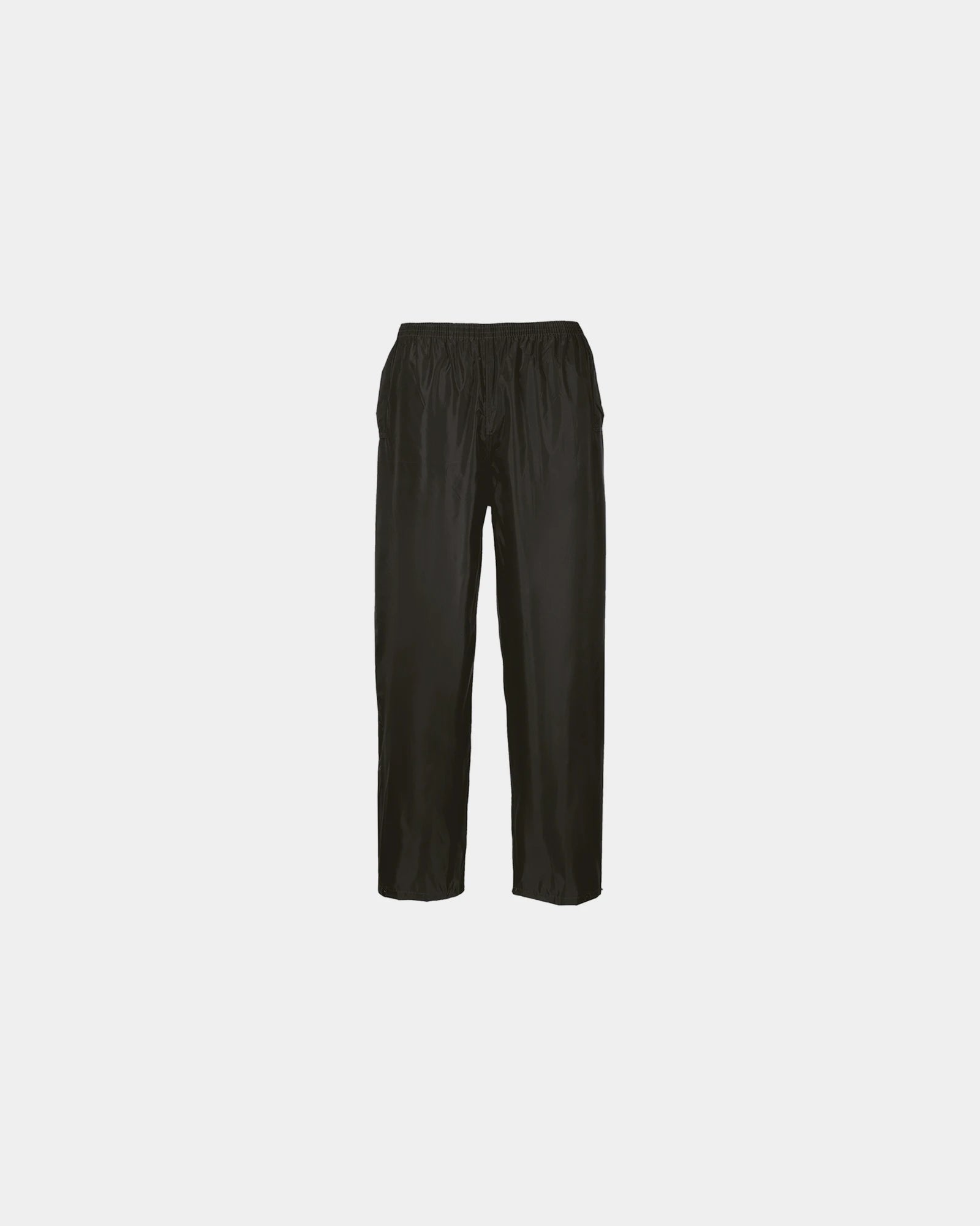 Regenbroek waterdicht polyester Classic om te personaliseren - Zwart-Hemelsblauw