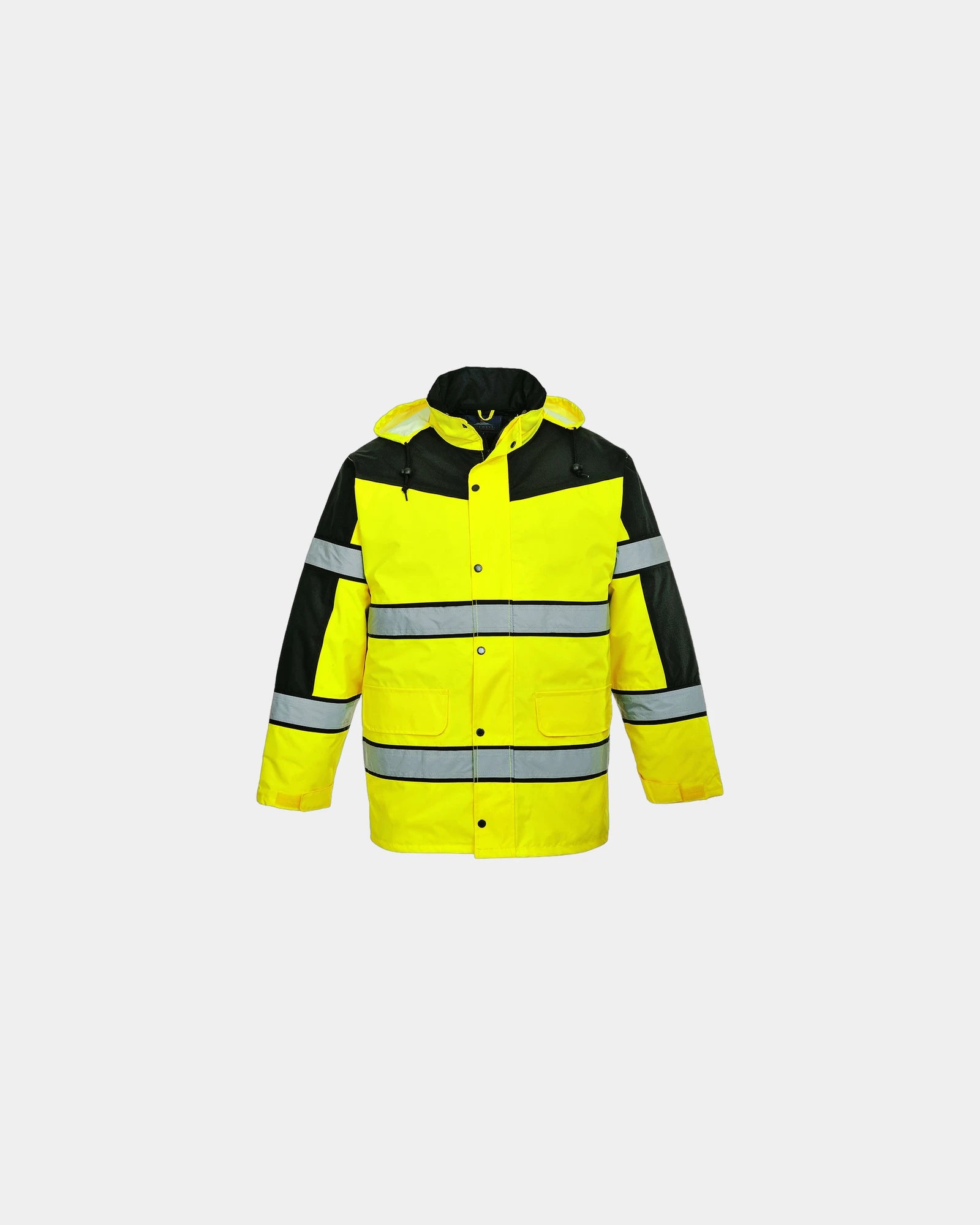 Parka HV bicolore polyester waterdicht om te personaliseren - Geel