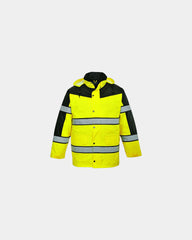 Parka HV bicolore polyester waterdicht om te personaliseren - Geel