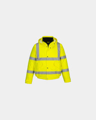 Hi-Vis jack waterbestendig polyester om te personaliseren - Geel