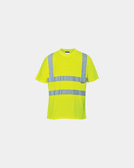 T-shirt Hi-Vis polyester 150 g/m² om te personaliseren - Geel