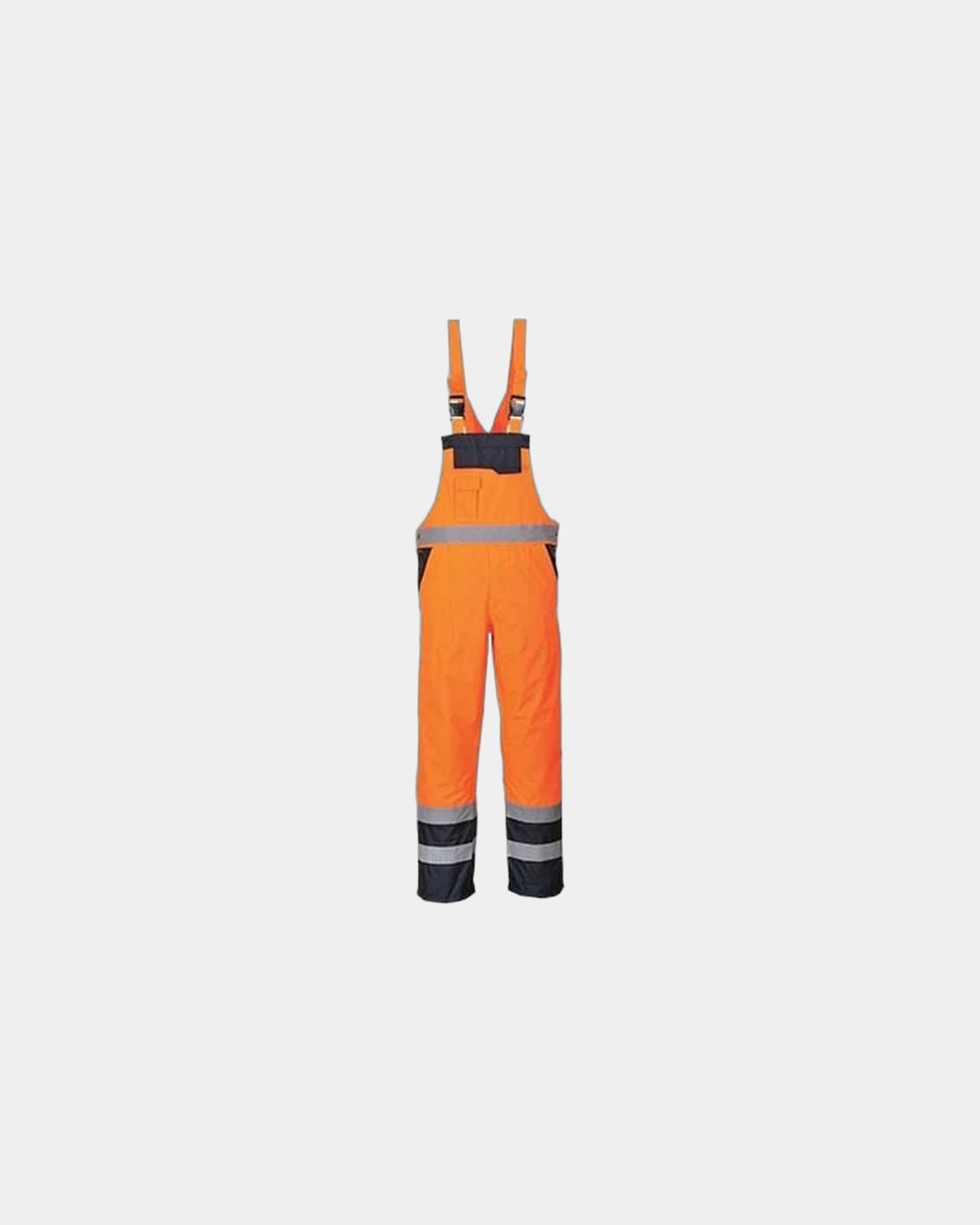 Ademende tweekleurige overall polyester om te personaliseren - Oranje