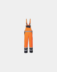 Ademende tweekleurige overall polyester om te personaliseren - Oranje