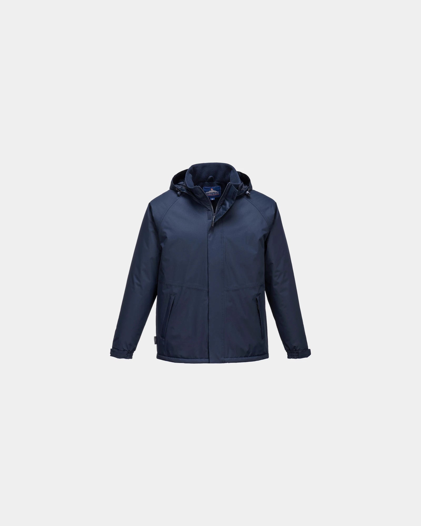 Parka waterdicht rip-stop fleece om te personaliseren - Marineblauw