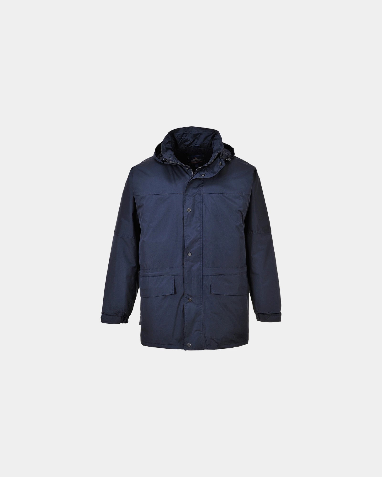 Parka waterdicht polyester Oban om te personaliseren - Marineblauw