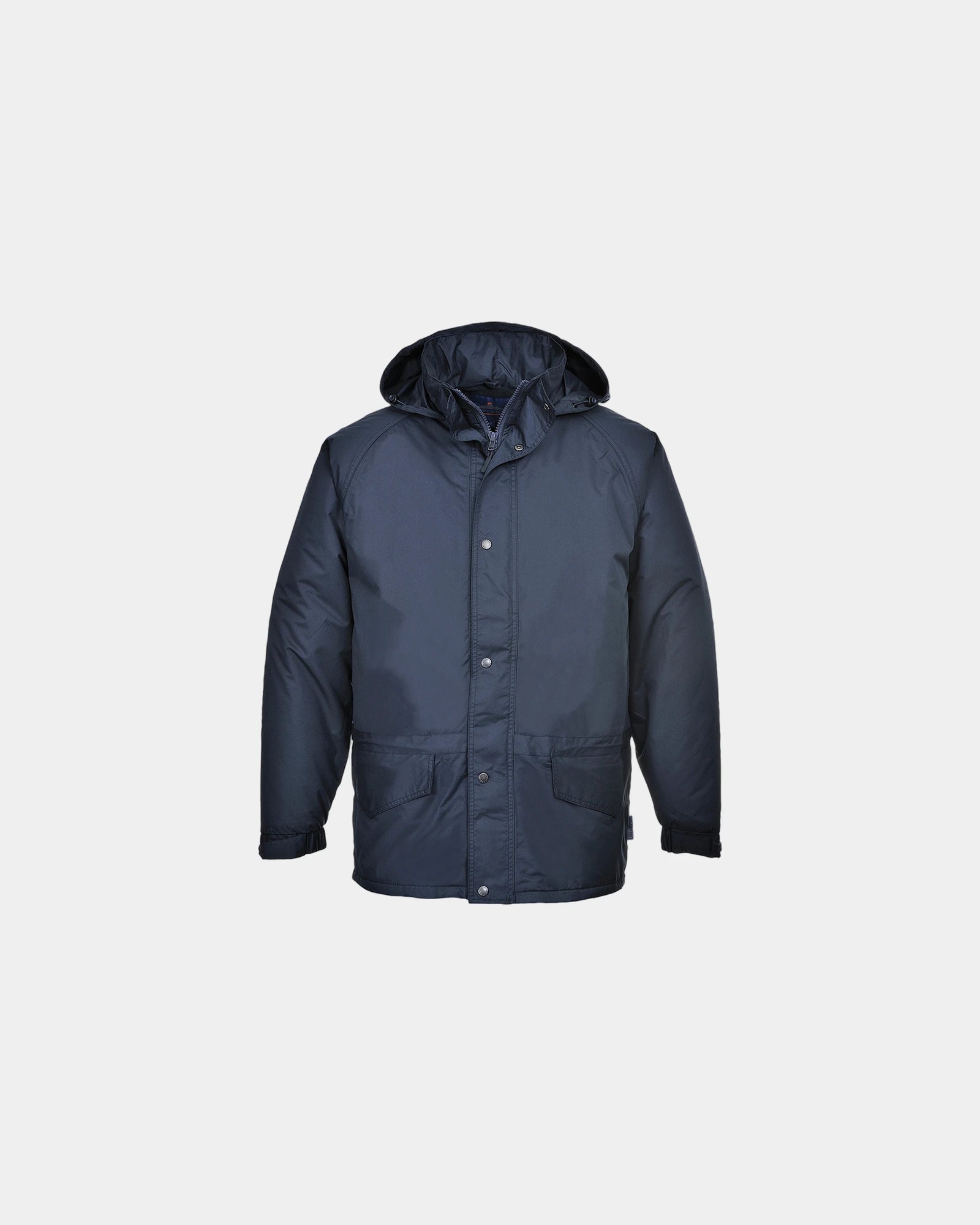 Ademende parka fleece 280g waterdicht om te personaliseren - Marineblauw