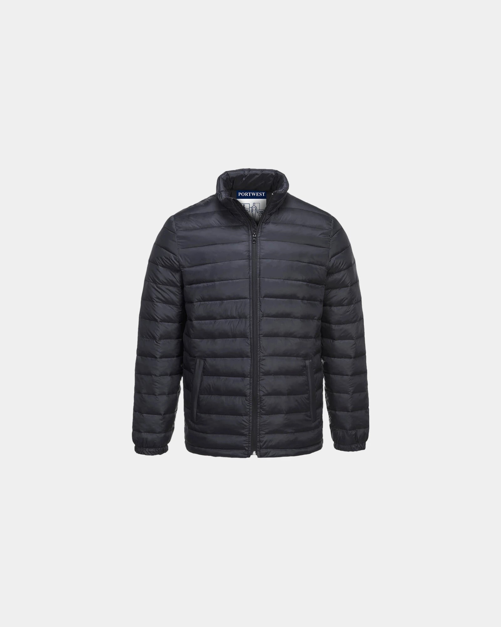 Parka Aspen Baffle geïsoleerd om te personaliseren - Zwart-Hemelsblauw