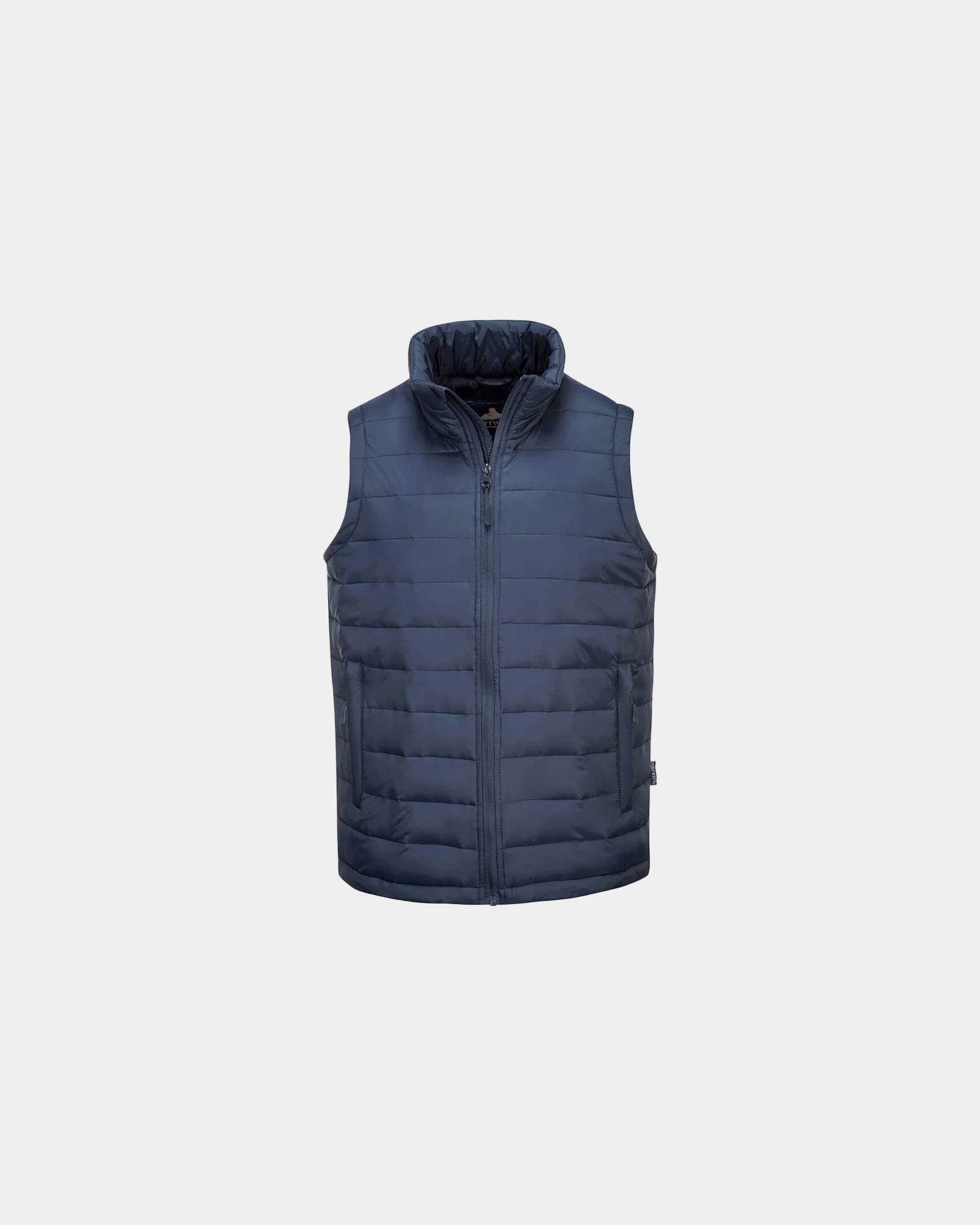 Gewatteerd bodywarmer waterafstotend om te personaliseren - Marineblauw