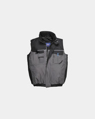 Bodywarmer waterdicht polyester ripstop om te personaliseren - Grijs
