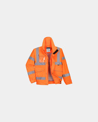 Bomberjack waterdicht winddicht om te personaliseren - Oranje