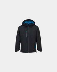 Jas polyester TPU-coating waterdicht om te personaliseren - Zwart-Hemelsblauw