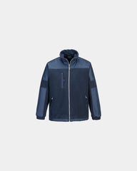 Fleecevest 400 g/m² anti-pluis om te personaliseren - Marineblauw