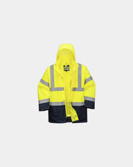 Parka 5-in-1 om te personaliseren - Geel-Marineblauw