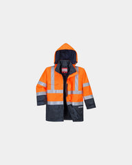 Parka HV waterdicht ademend Bizflame om te personaliseren - Oranje