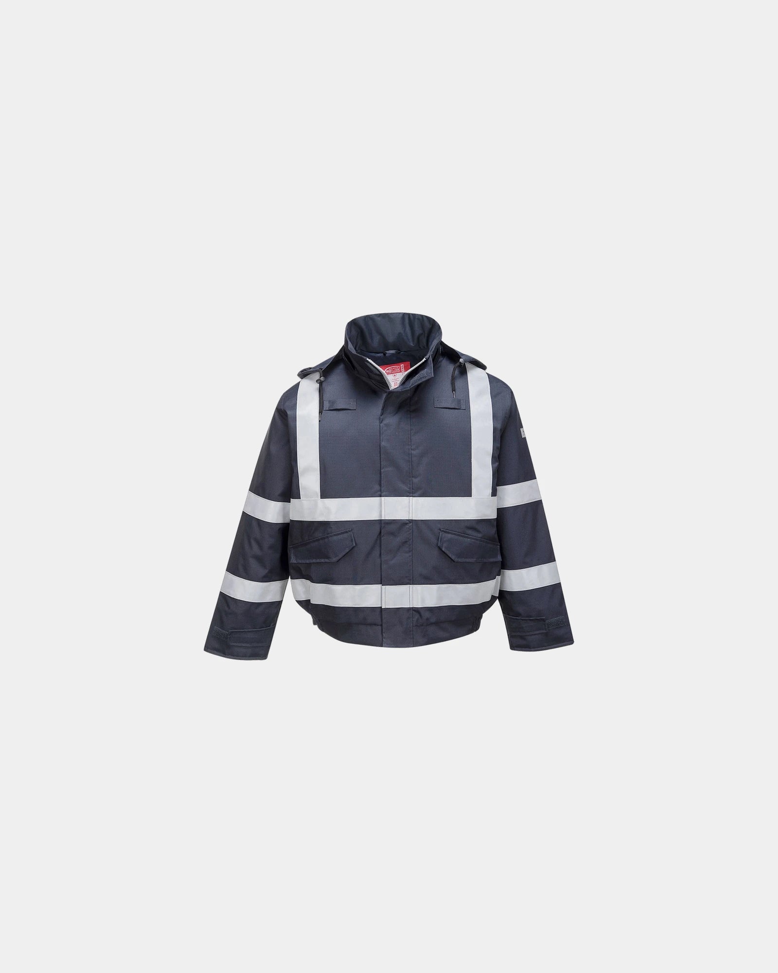 Warme jas vlamvertragend waterdicht om te personaliseren - Marineblauw