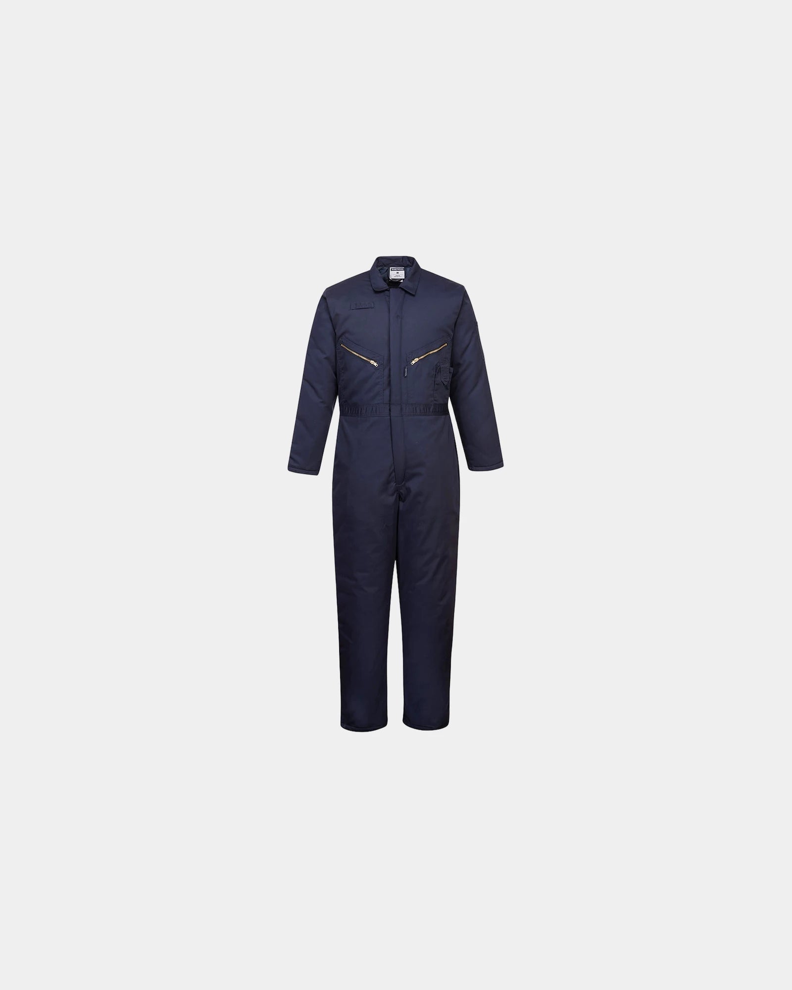 Gewatteerde overall polycotton 245 g/m² om te personaliseren - Marineblauw