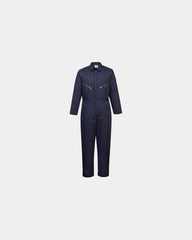 Gewatteerde overall polycotton 245 g/m² om te personaliseren - Marineblauw