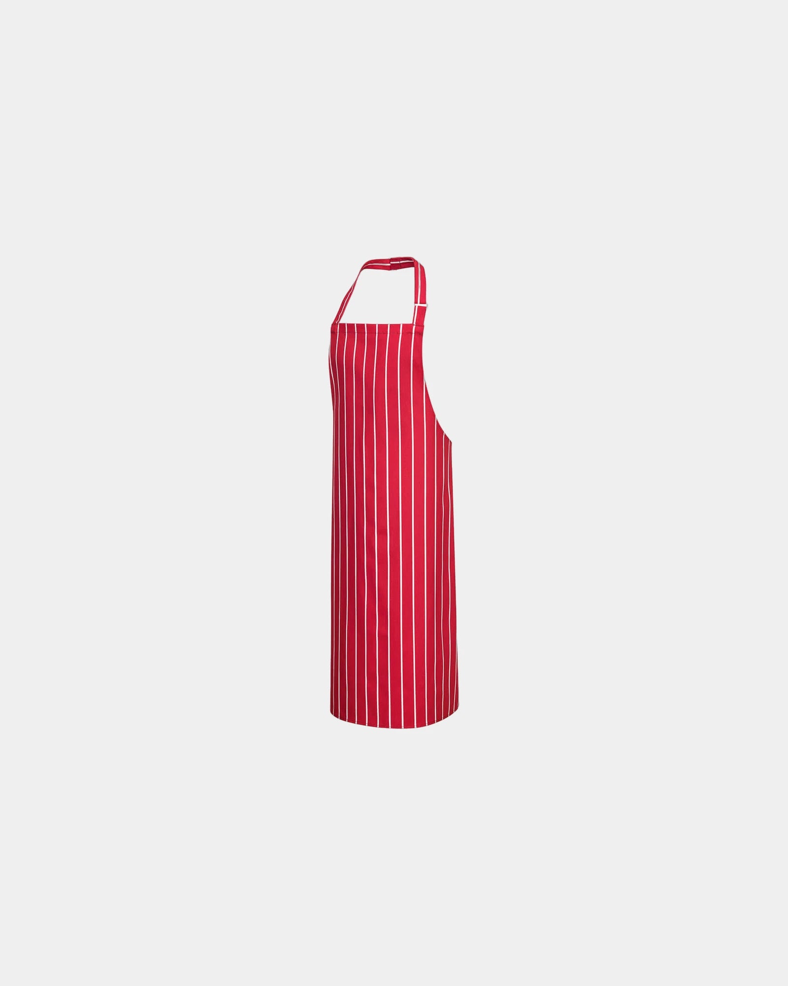 Schort katoen 280g/m² verstelbaar om te personaliseren - Rood