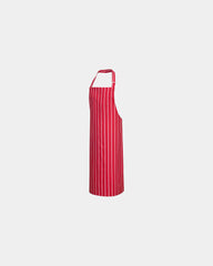 Schort katoen 280g/m² verstelbaar om te personaliseren - Rood