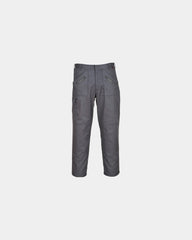 Werkbroek polycoton 245 g/m² om te personaliseren - Grijs