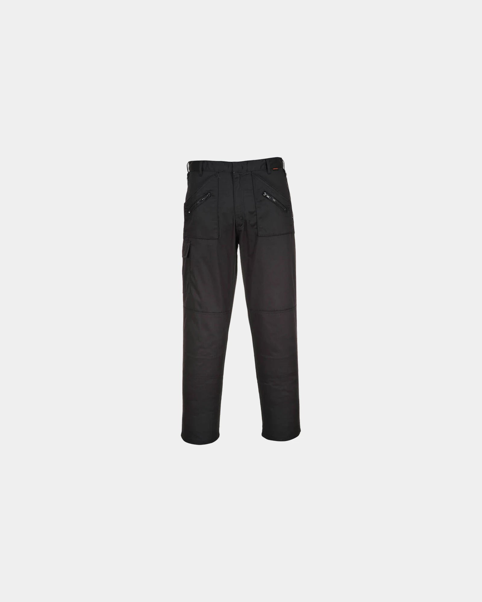 Werkbroek stretch action om te personaliseren - Zwart-Hemelsblauw