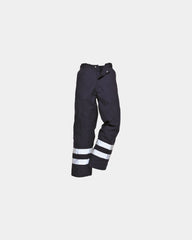 Werkbroek polycotton ballistic nylon om te personaliseren - Zwart-Hemelsblauw