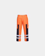 Werkbroek hoge zichtbaarheid om te personaliseren - Oranje