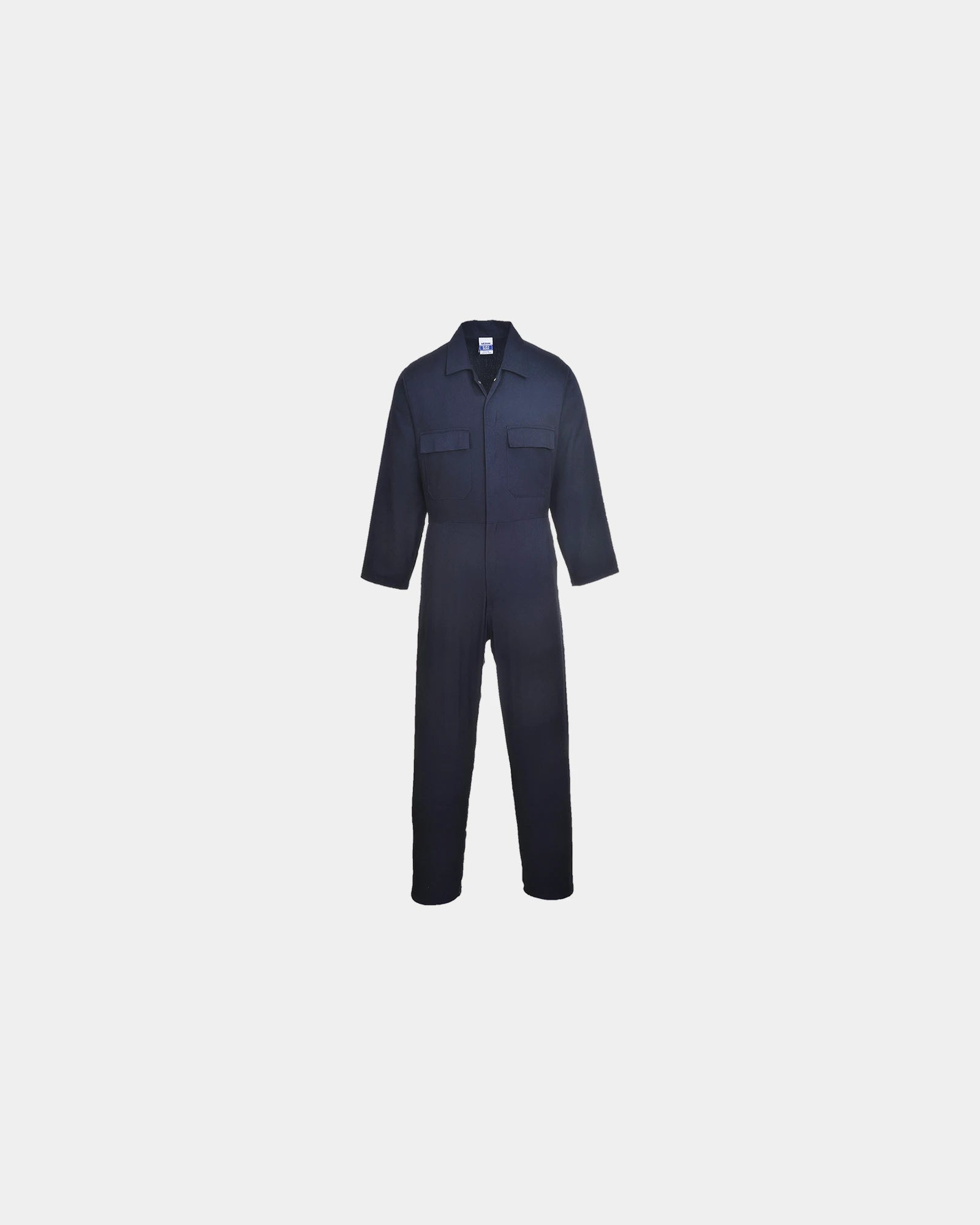 Overall katoen 260 g/m² elastisch om te personaliseren - Zwart-Hemelsblauw