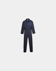 Overall katoen 260 g/m² elastisch om te personaliseren - Zwart-Hemelsblauw