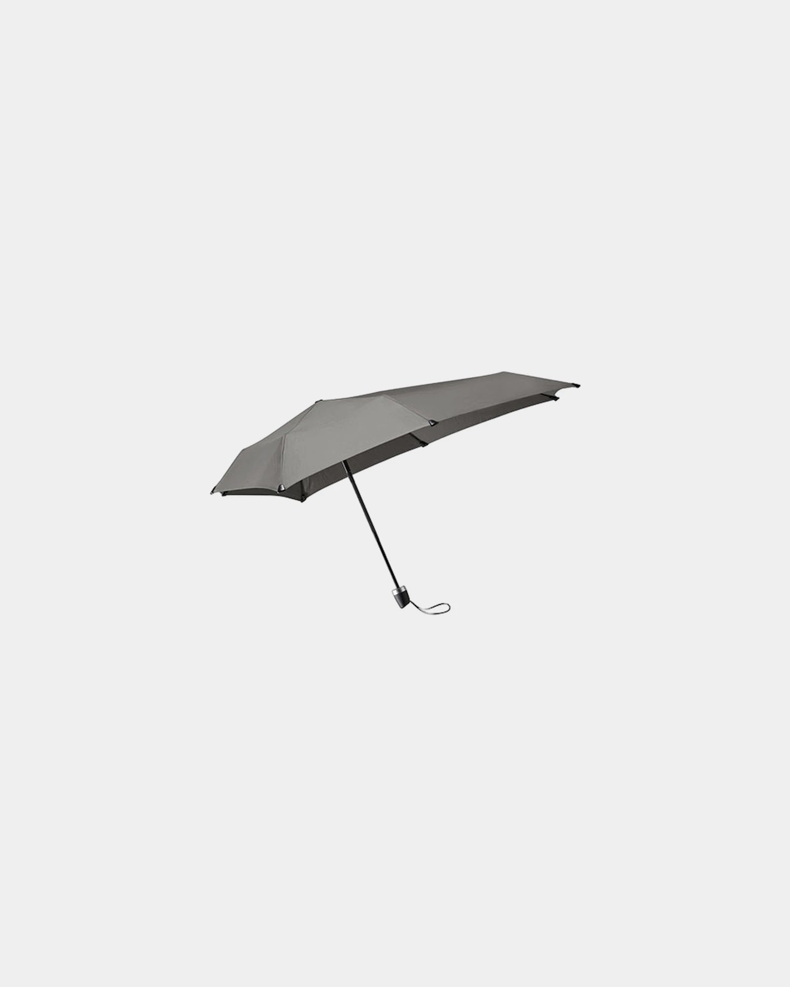 Stormparaplu polyester windbestendig om te personaliseren - Zijdegrijs