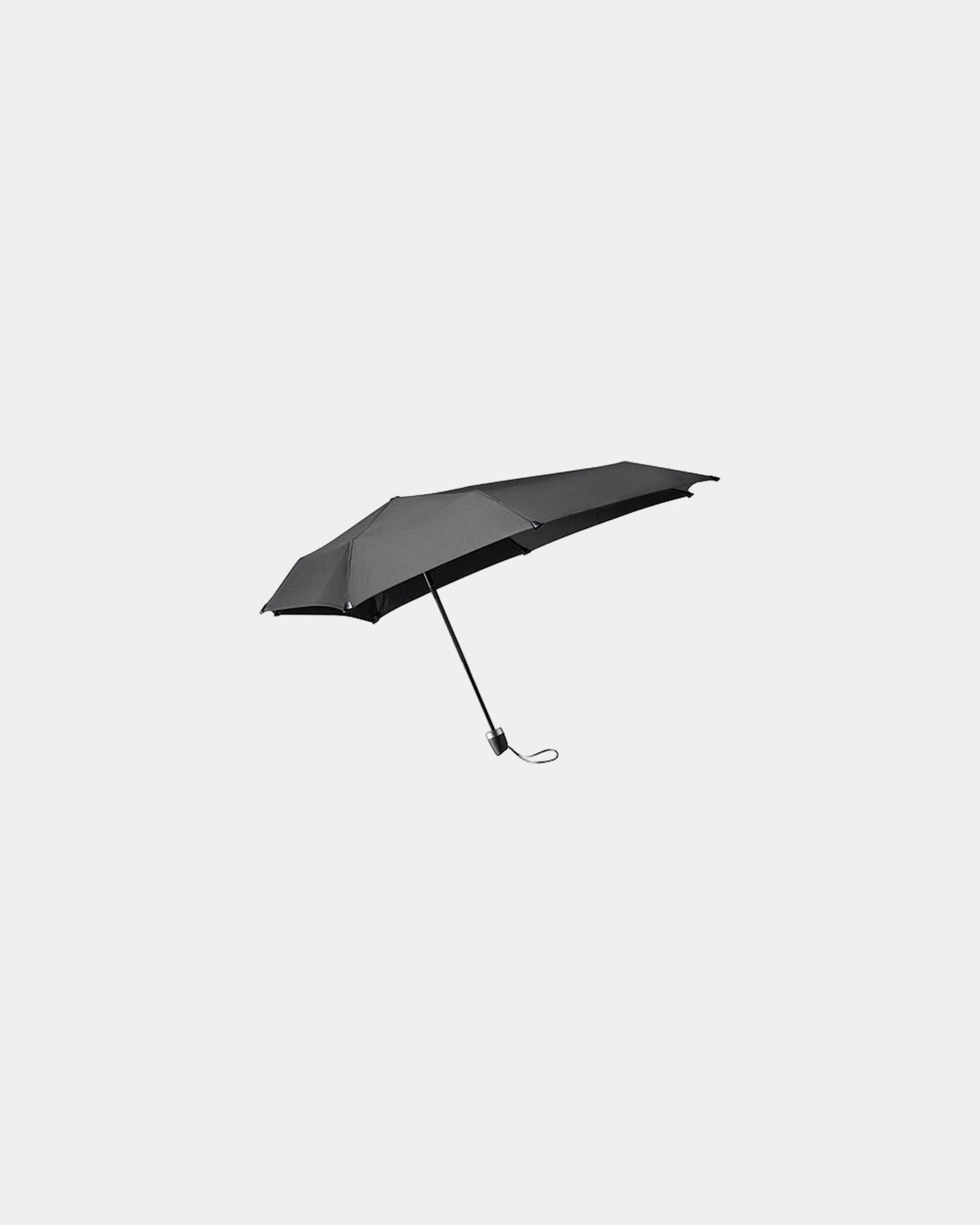 Stormparaplu polyester windbestendig om te personaliseren - Pure Black