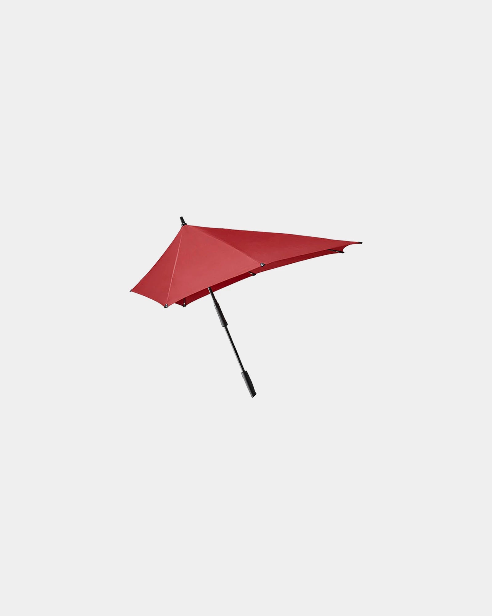 Stormparaplu polyester 110x107 cm om te personaliseren - Passion Red