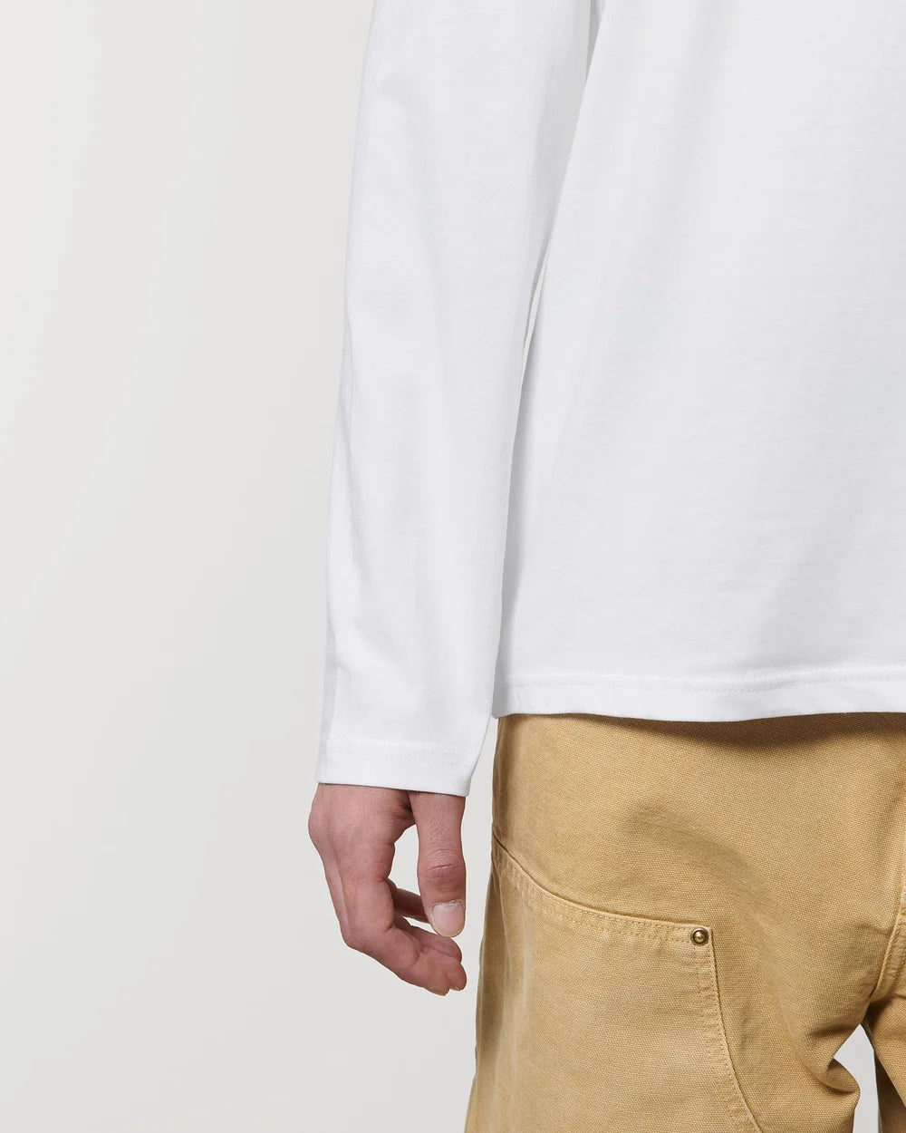 Milieuvriendelijk T-shirt met lange mouwen om te personaliseren - 5