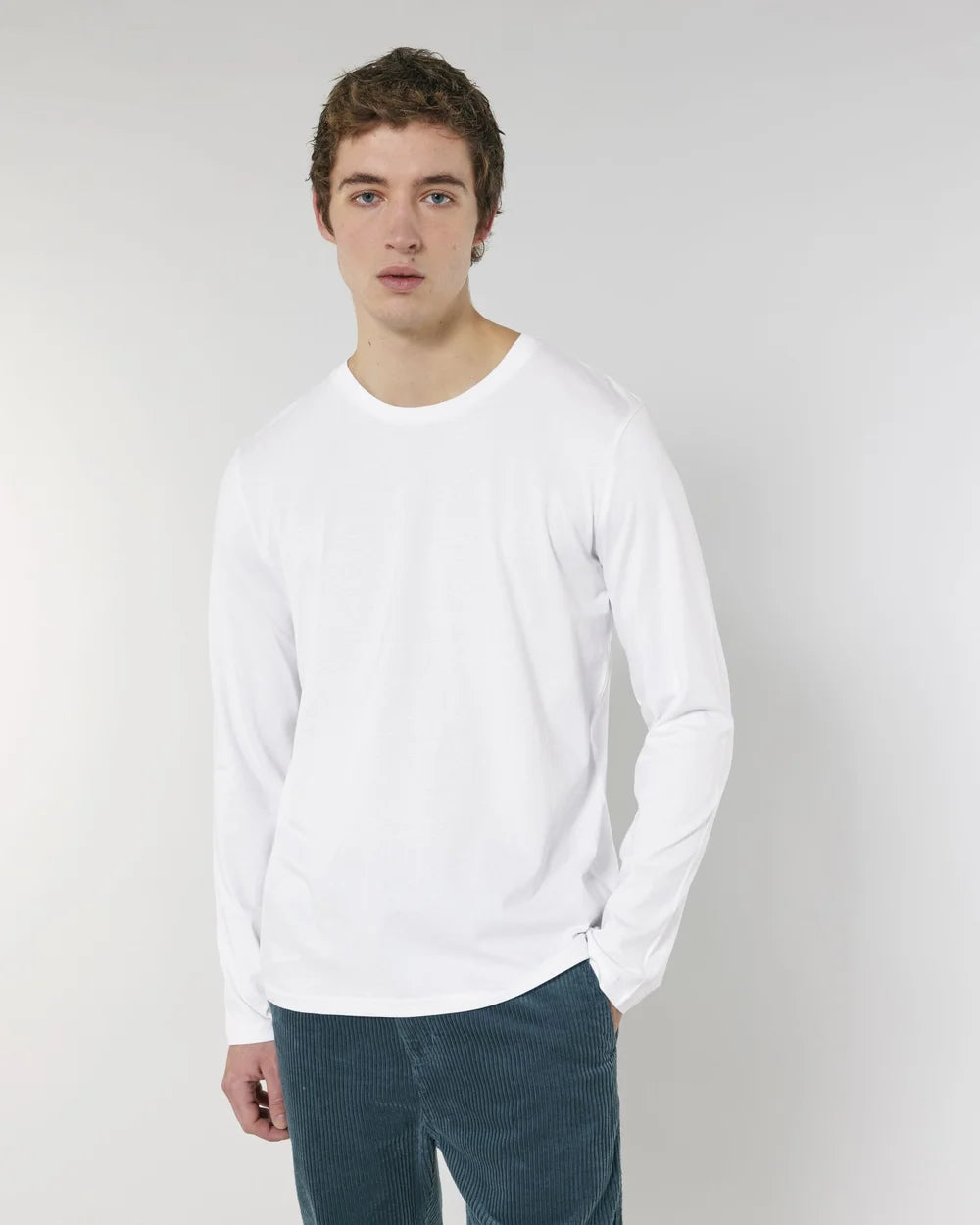 Milieuvriendelijk T-shirt met lange mouwen om te personaliseren - 3