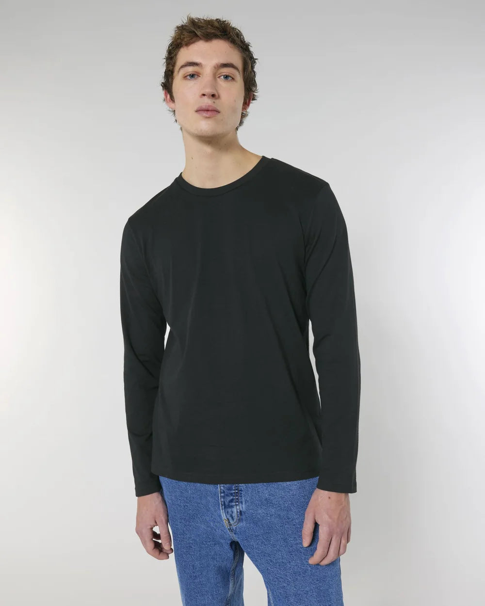 Milieuvriendelijk T-shirt met lange mouwen om te personaliseren