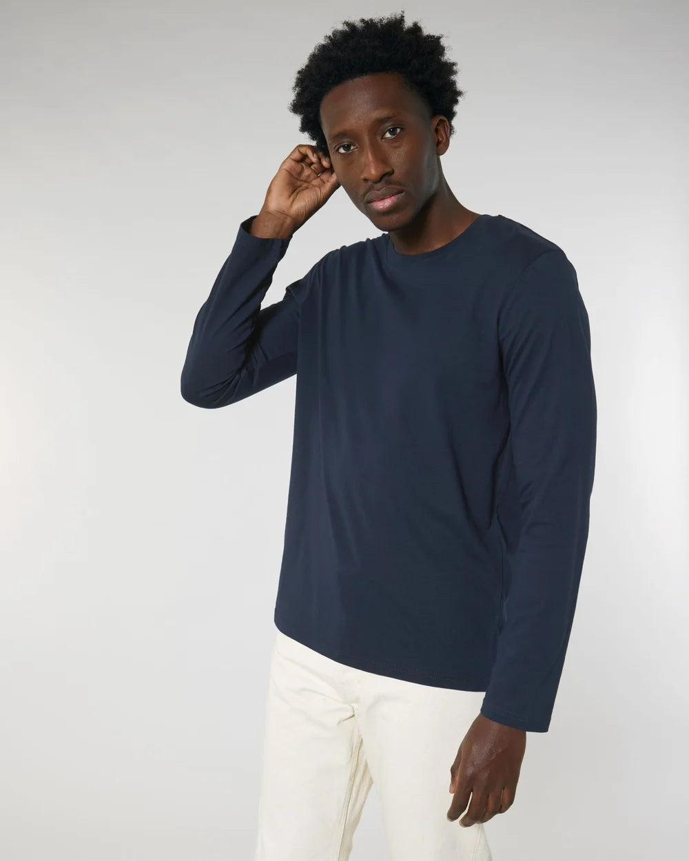 Milieuvriendelijk T-shirt met lange mouwen om te personaliseren - 6