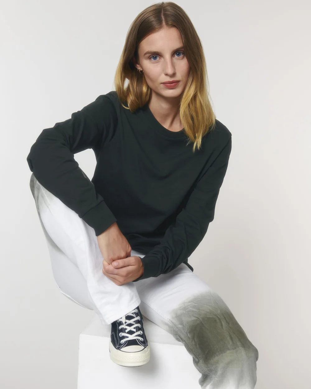 Unisex T-shirt met lange mouwen om te personaliseren - 14