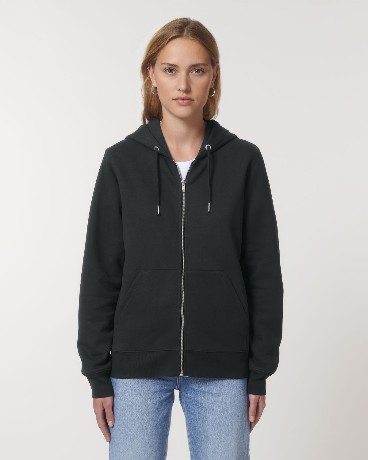 Personaliseerbare unisex dikke hoodie met rits - 6