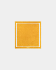 Strandhanddoek XXL 170x170 La handdoek om te personaliseren - Goudgeel / Crème